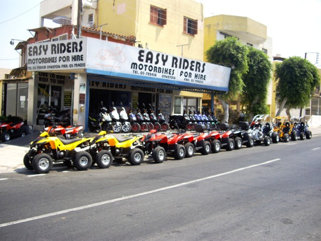Easy Riders Quad Bike Buggy and Scooter rental Ayia Napa