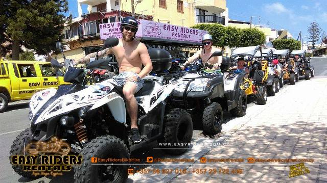Easy Riders Quad Bike Buggy and Scooter rental Ayia Napa